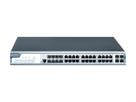 网管工业级千兆8光24电4万兆SFP