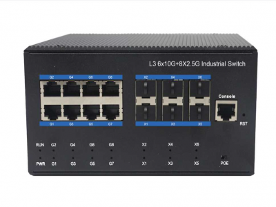 三层6万兆+8个2.5G(90W)POE 三层6万兆+8个2.5G(90W)POE